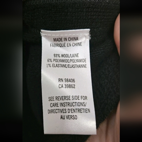 NWT Theory Women's Size S Ixen Knit Skirt Wool Blend Lorywash Black Side Zip - Picture 4 of 4